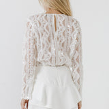 ENDLESS ROSE - Sequin Mesh Top - TOPS available at Objectrare