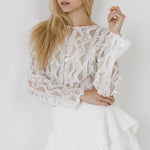 ENDLESS ROSE - Sequin Mesh Top - TOPS available at Objectrare