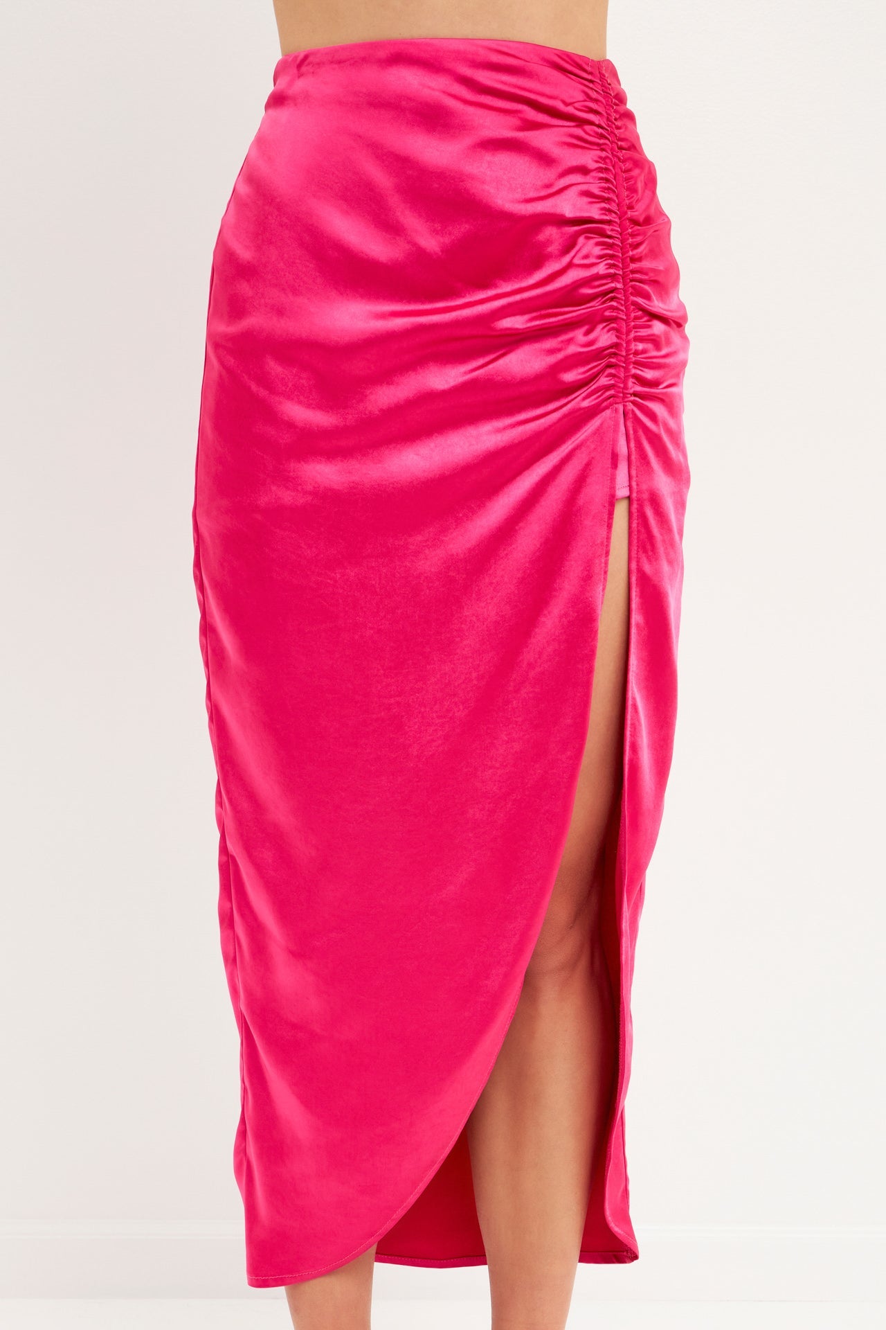 Endless Rose - Front Slit Midi Skirt - Skirts in Women's Clothing available at endlessrose.com