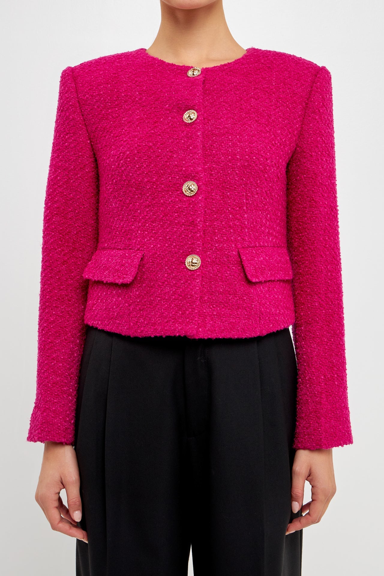 Endless Rose - Boucle Jacket - Jackets in Women's Clothing available at endlessrose.com