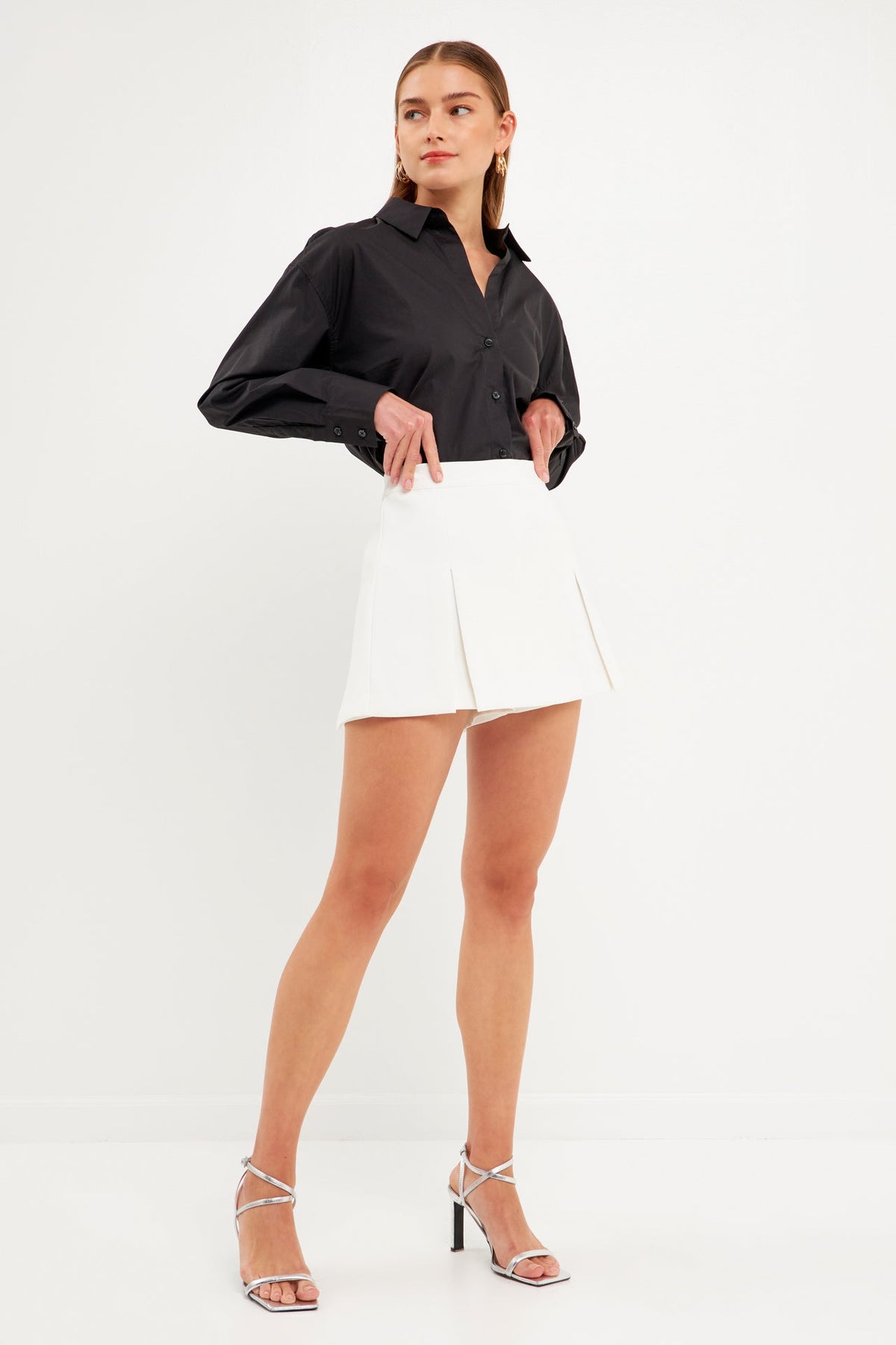 High-Waisted Skort