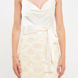 Sequin Scallop Mini Dress