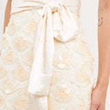 Sequin Scallop Mini Dress