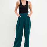 High-Waisted Suit Trousers