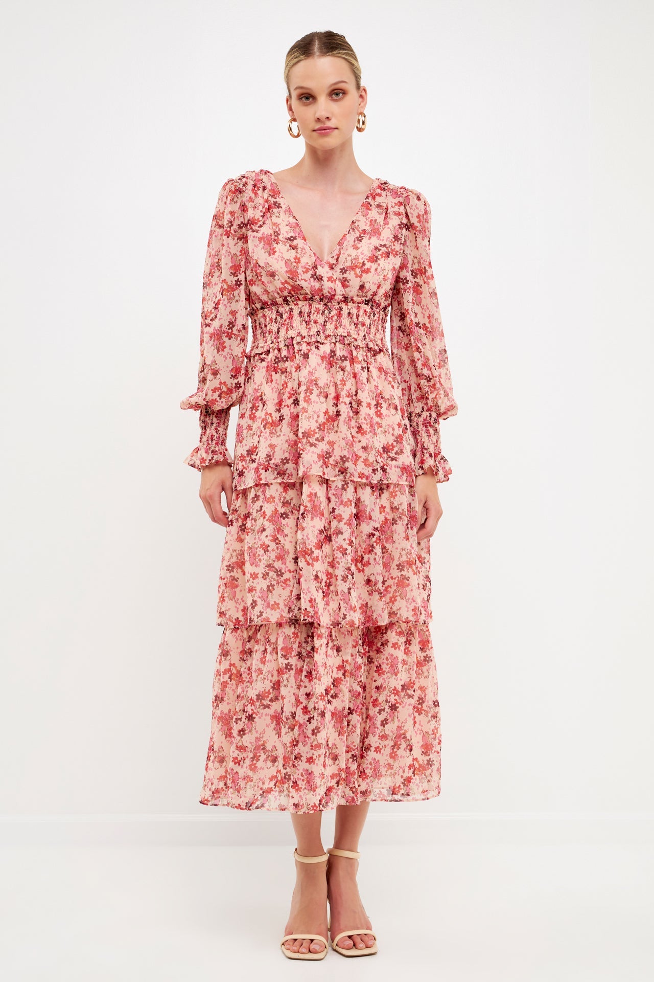 Endless Rose - Floral Long-Sleeve Maxi Dress - Dresses in Women's Clothing available at endlessrose.com