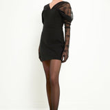Mini Dress With Glove Sleeves