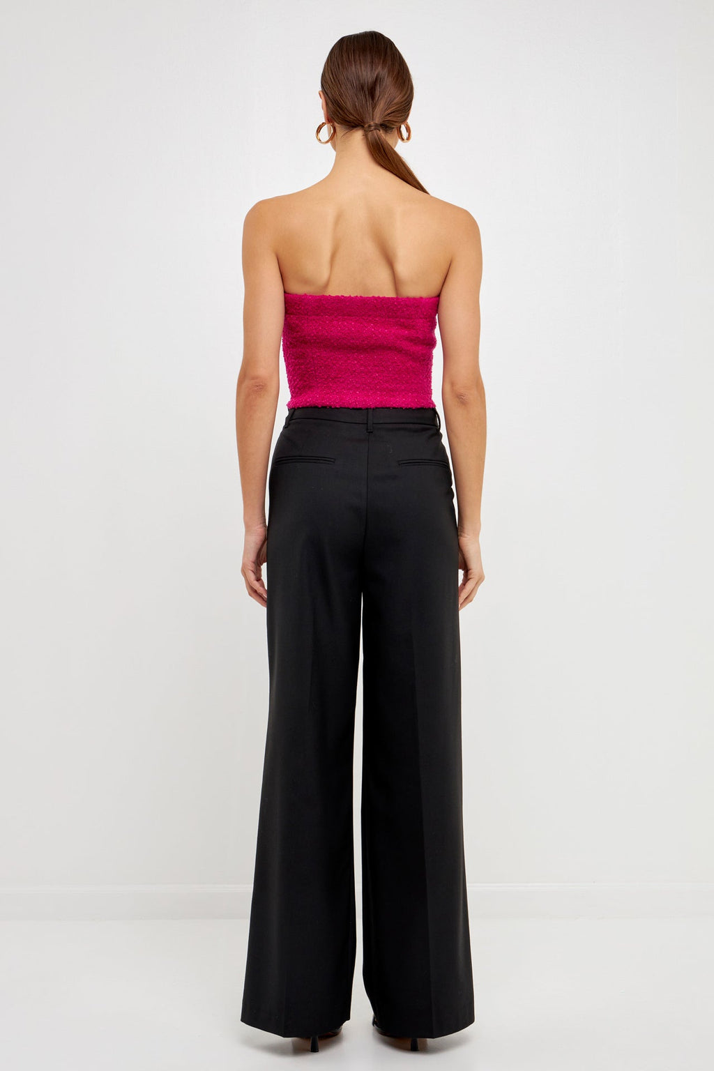 Boucle Crop Top
