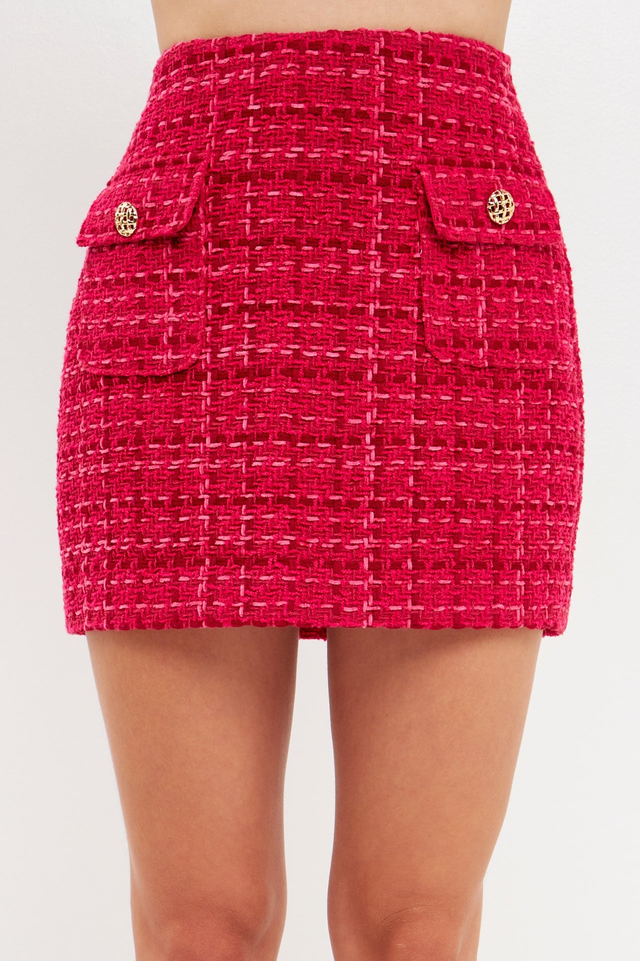 Tweed Mini Skirt – Endless Rose