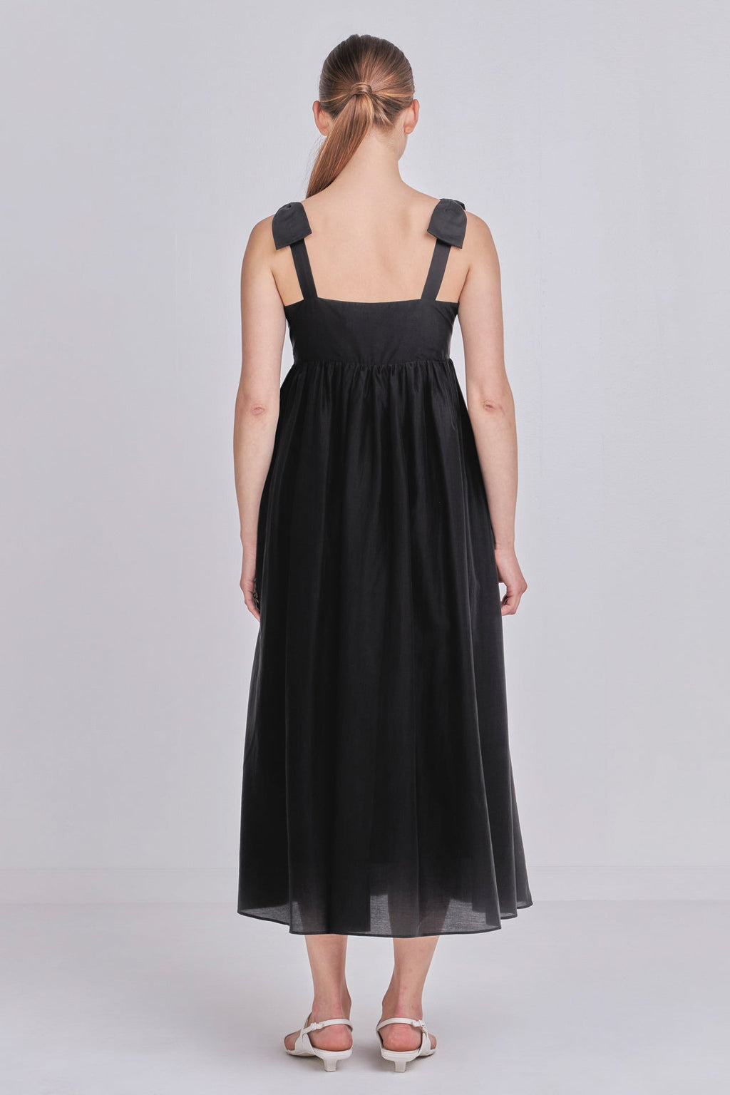 Bow Accent Maxi Dress