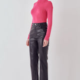 Sheen Stretch Long Sleeve Top