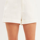 Relaxed Linen Trouser Shorts