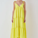 Spaghetti Tie Maxi Dress