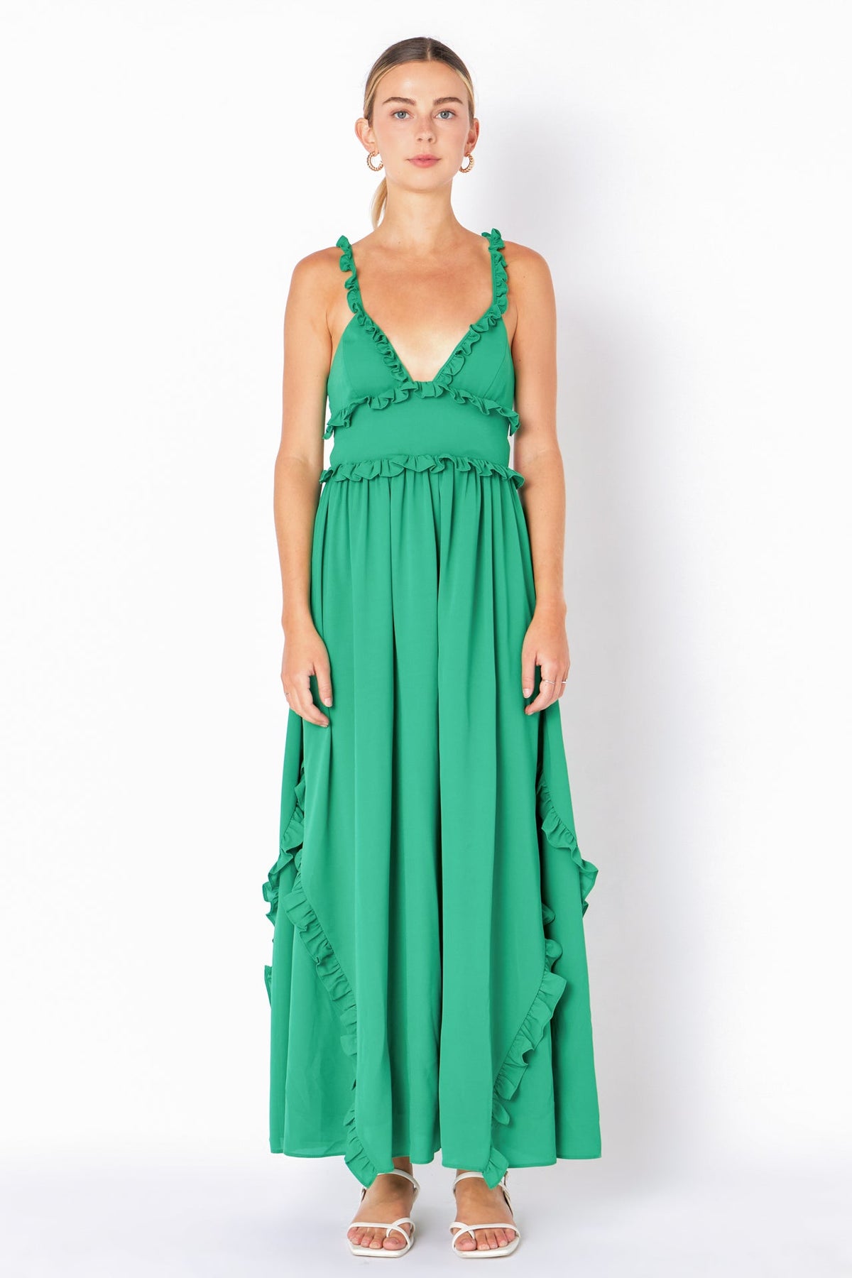 ENDLESS ROSE-Open Back Maxi Dress-DRESSES available at Objectrare