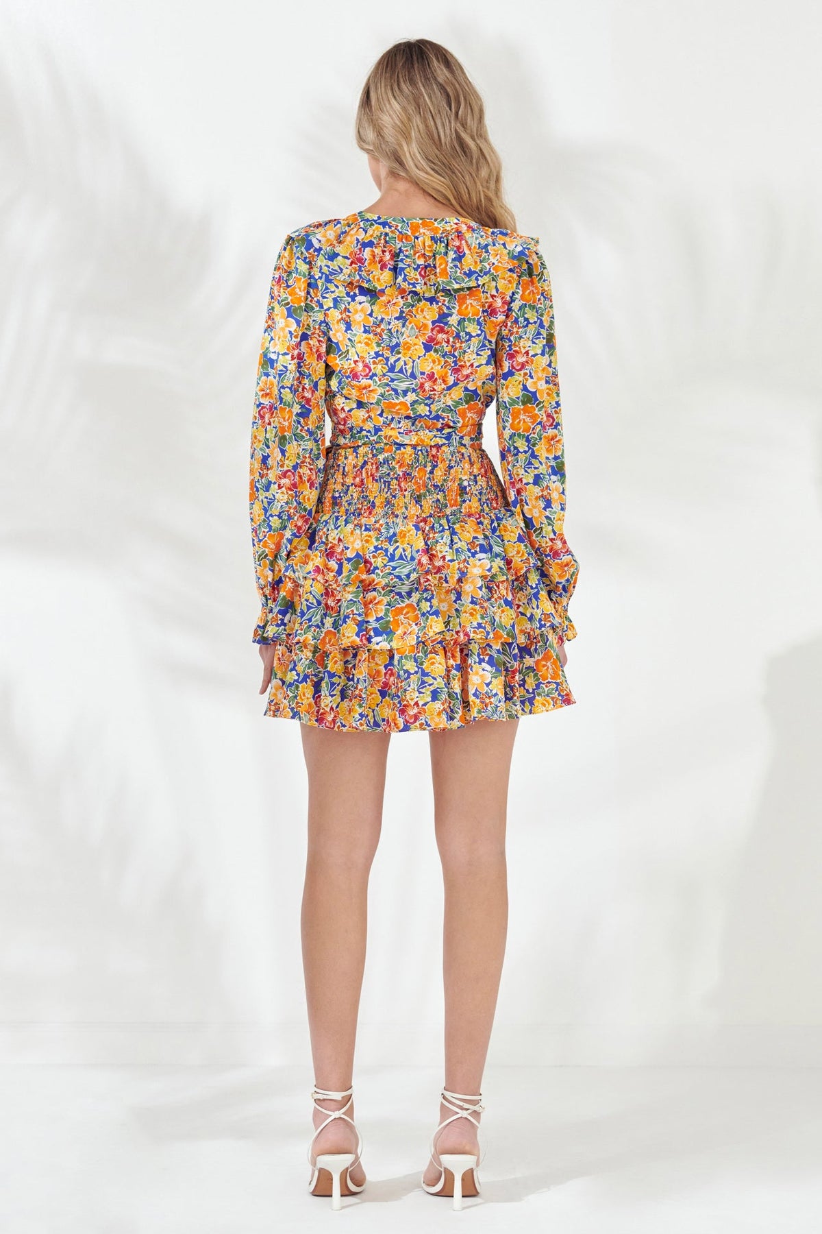 Front Wrap Floral Top