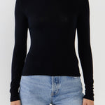 ENDLESS ROSE - Turtle neck Long Sleeve Knit Top - TOPS available at Objectrare