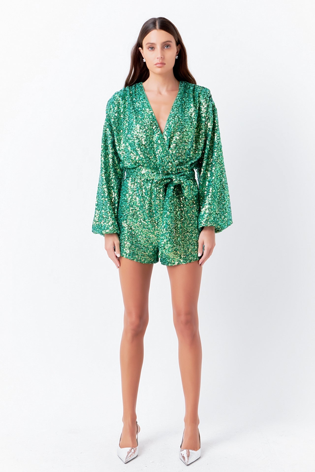 Endless Rose - Sequin Romper - Rompers in Women's Clothing available at endlessrose.com