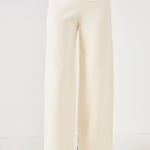 ENDLESS ROSE - Contrast Band Knit Pants with Gold Buttons - PANTS available at Objectrare