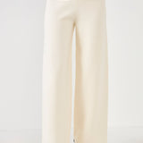 ENDLESS ROSE - Contrast Band Knit Pants with Gold Buttons - PANTS available at Objectrare