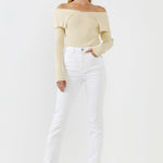 ENDLESS ROSE - Wide Collar Knit Sweater - TOPS available at Objectrare