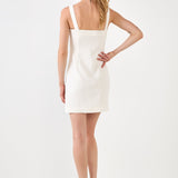 Soft Touch Plisse Twist Mini Dress