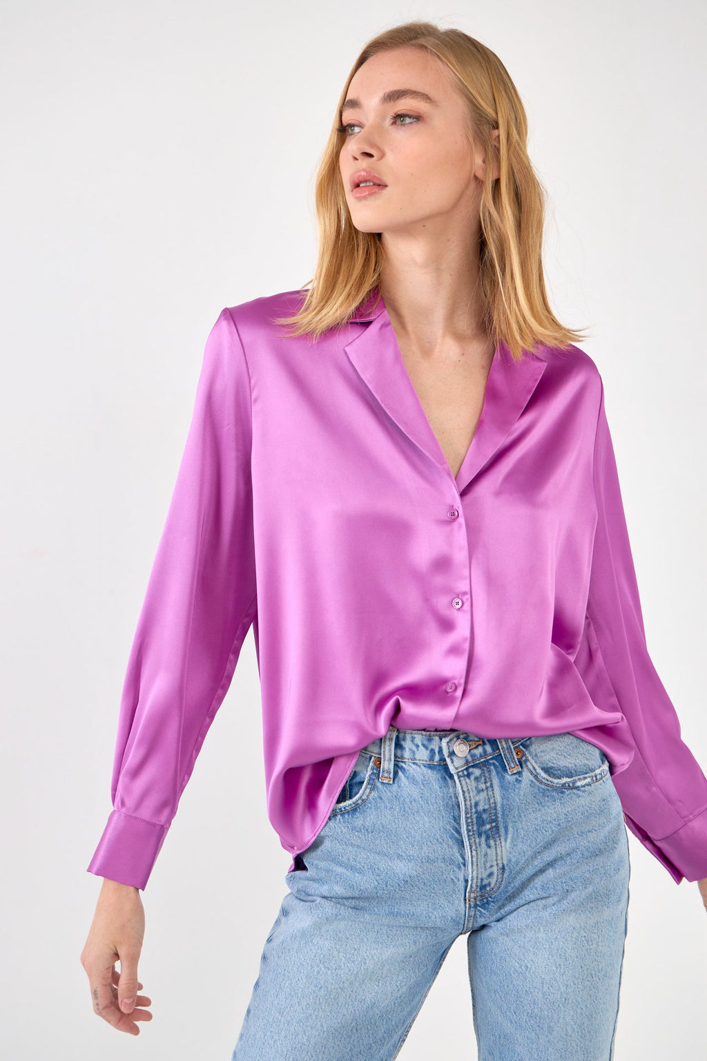 Classic Satin Over Shirt