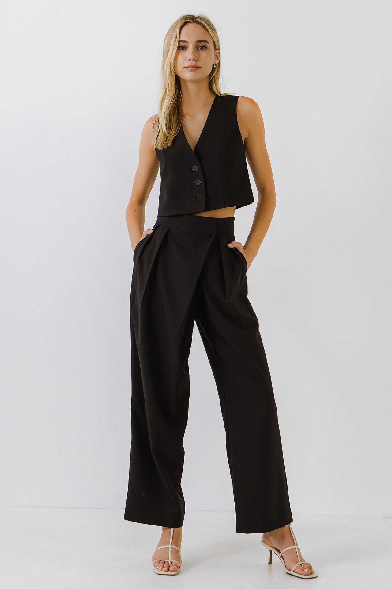 ENDLESS ROSE - Cropped Vest - TOPS available at Objectrare