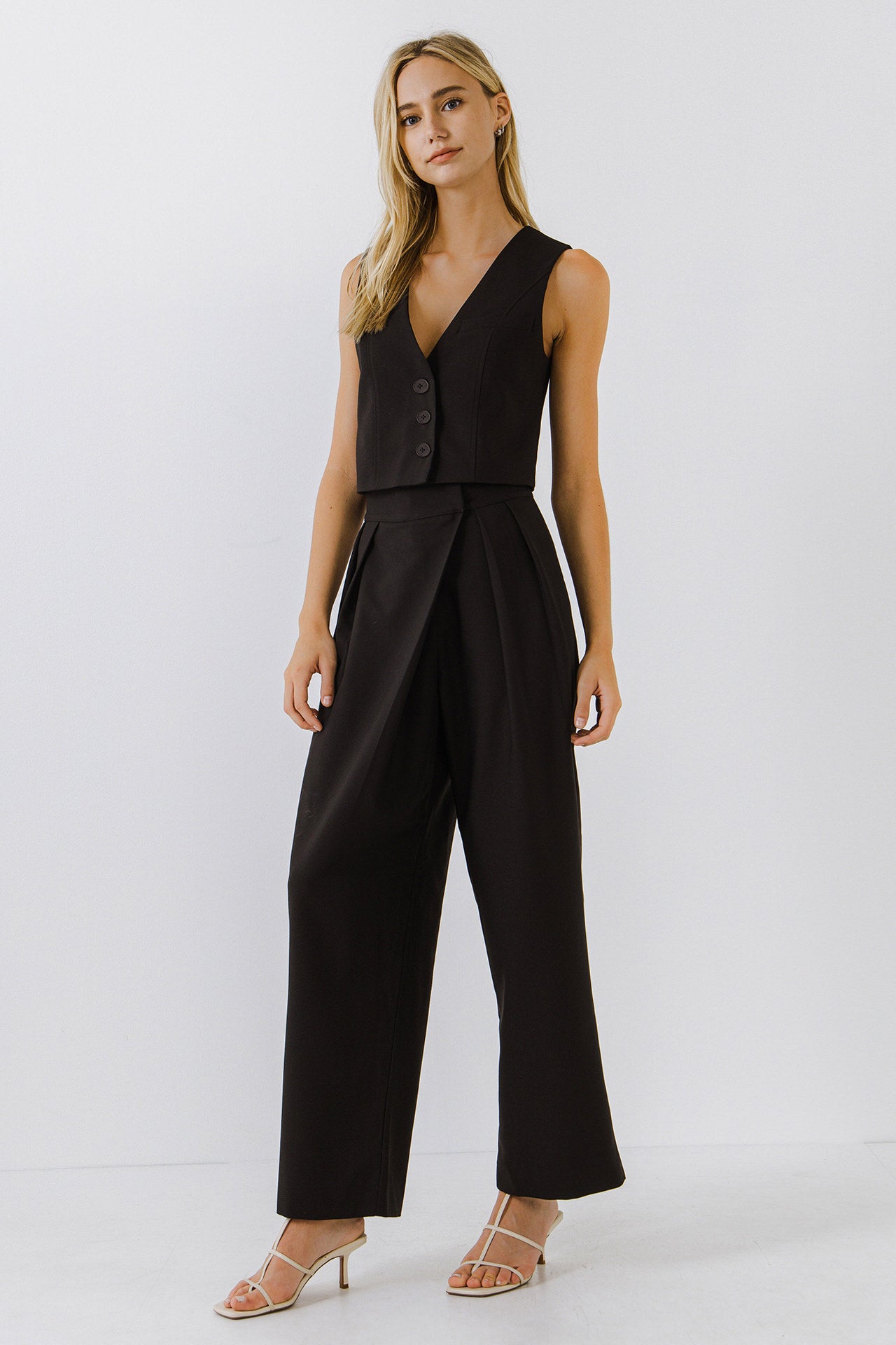ENDLESS ROSE - Cropped Vest - TOPS available at Objectrare