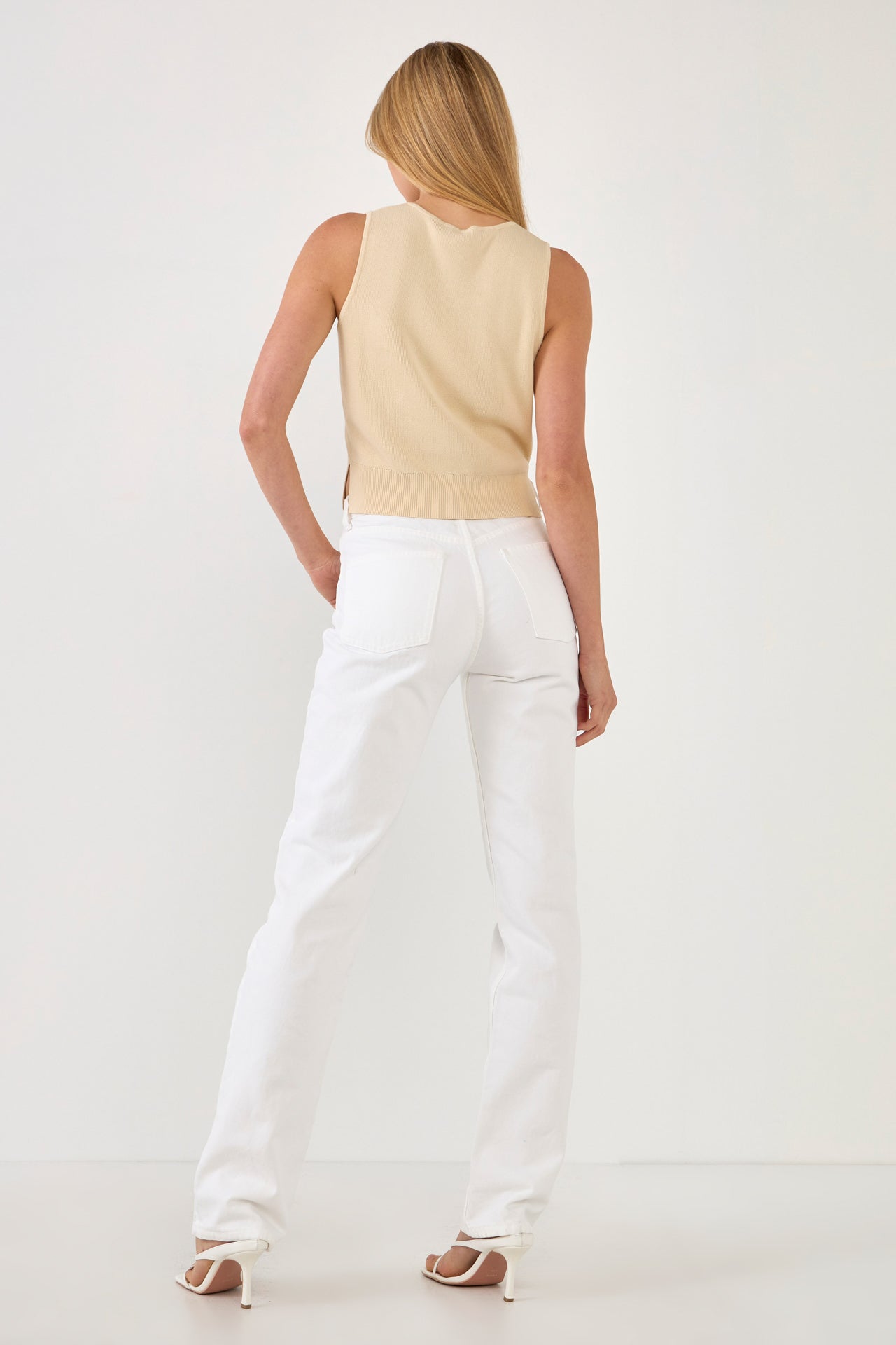 ENDLESS ROSE - Cropped Knit Top - CAMI TOPS & TANK available at Objectrare