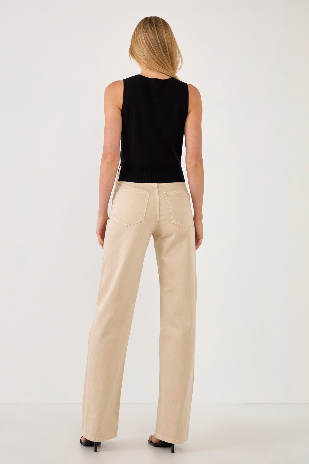 ENDLESS ROSE - Cropped Knit Top - CAMI TOPS & TANK available at Objectrare