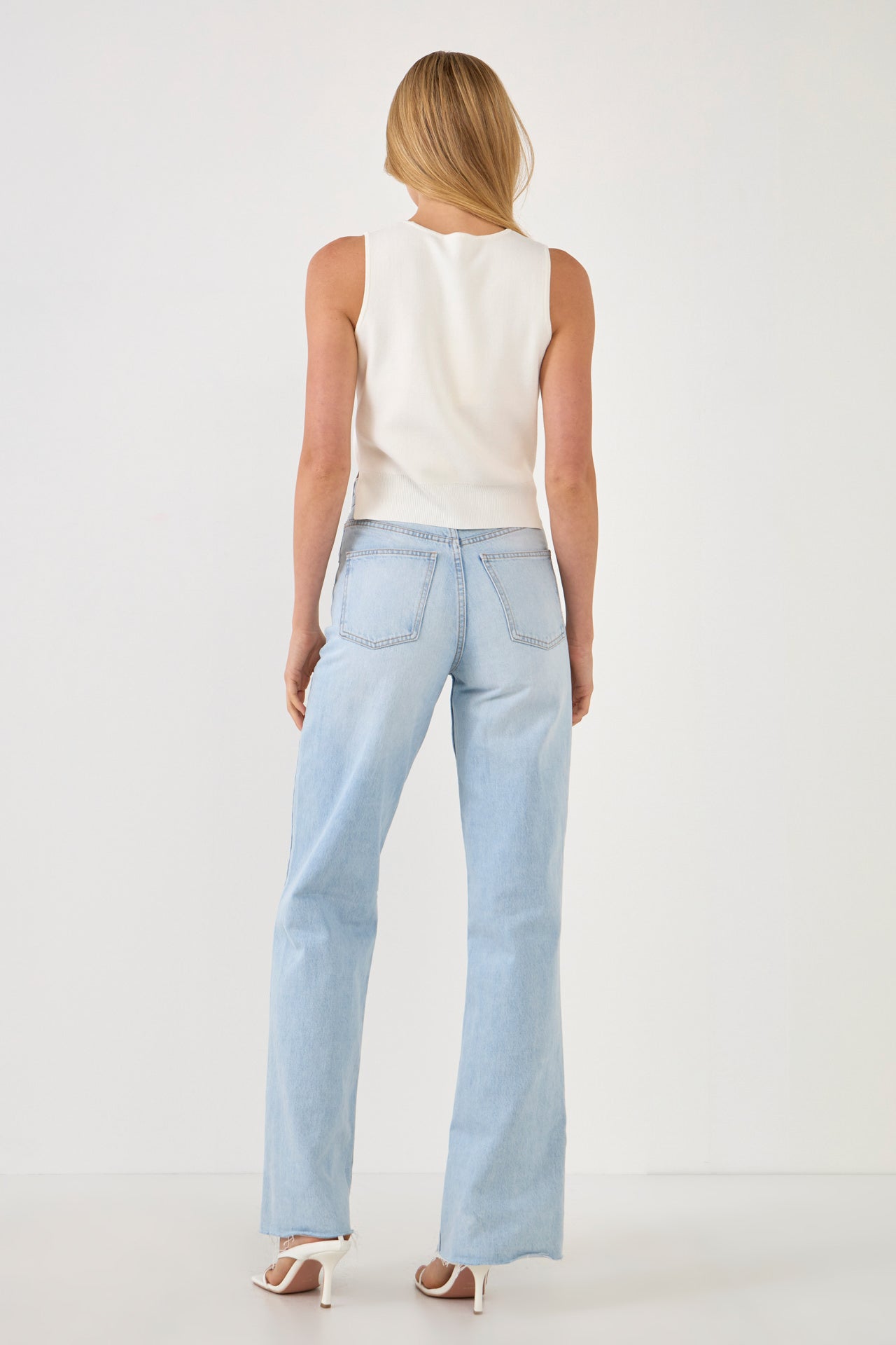 ENDLESS ROSE - Cropped Knit Top - CAMI TOPS & TANK available at Objectrare