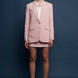 One Button Down Boxy Blazer