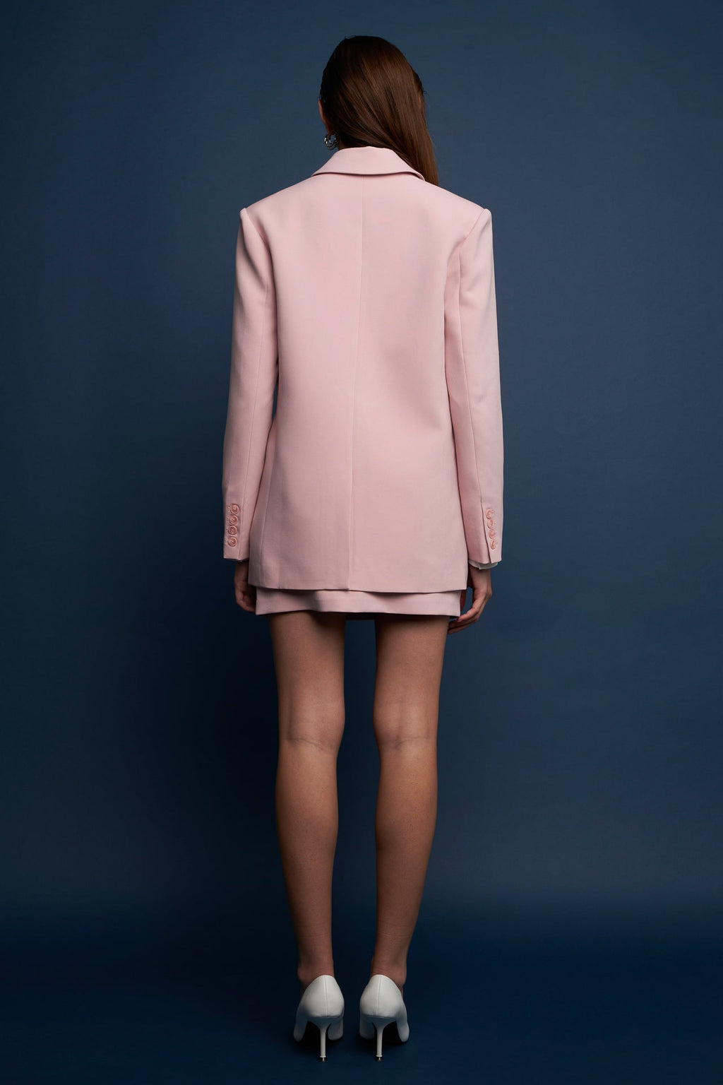 One Button Down Boxy Blazer
