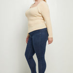 ENDLESS ROSE - Ribbed Fitted Knit Top - TOPS available at Objectrare