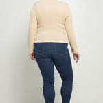 ENDLESS ROSE - Ribbed Fitted Knit Top - TOPS available at Objectrare