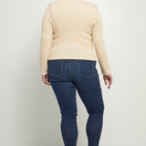 ENDLESS ROSE - Ribbed Fitted Knit Top - TOPS available at Objectrare