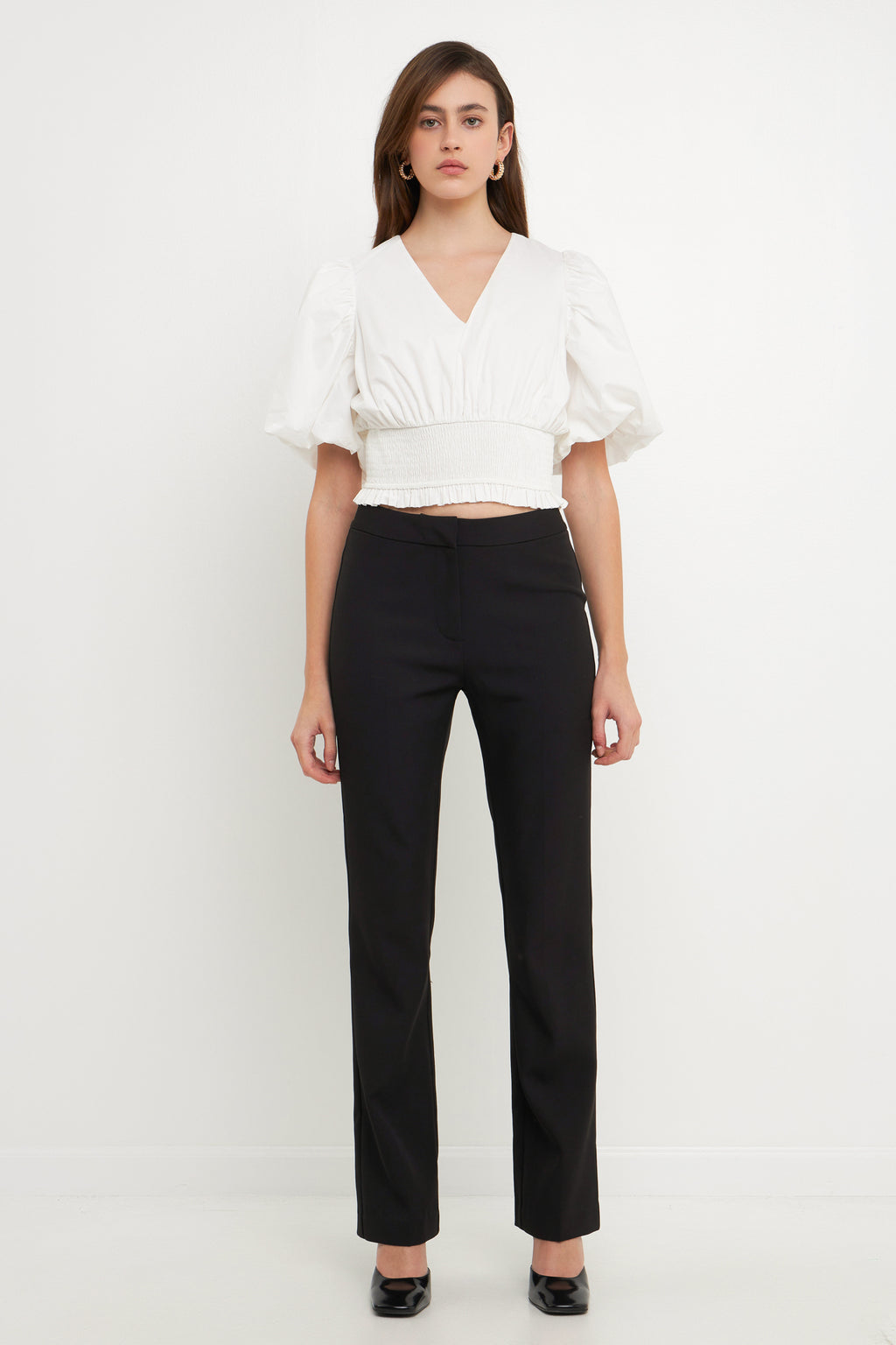 Smocked waist Top
