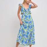 Ruffled Maxi Dress