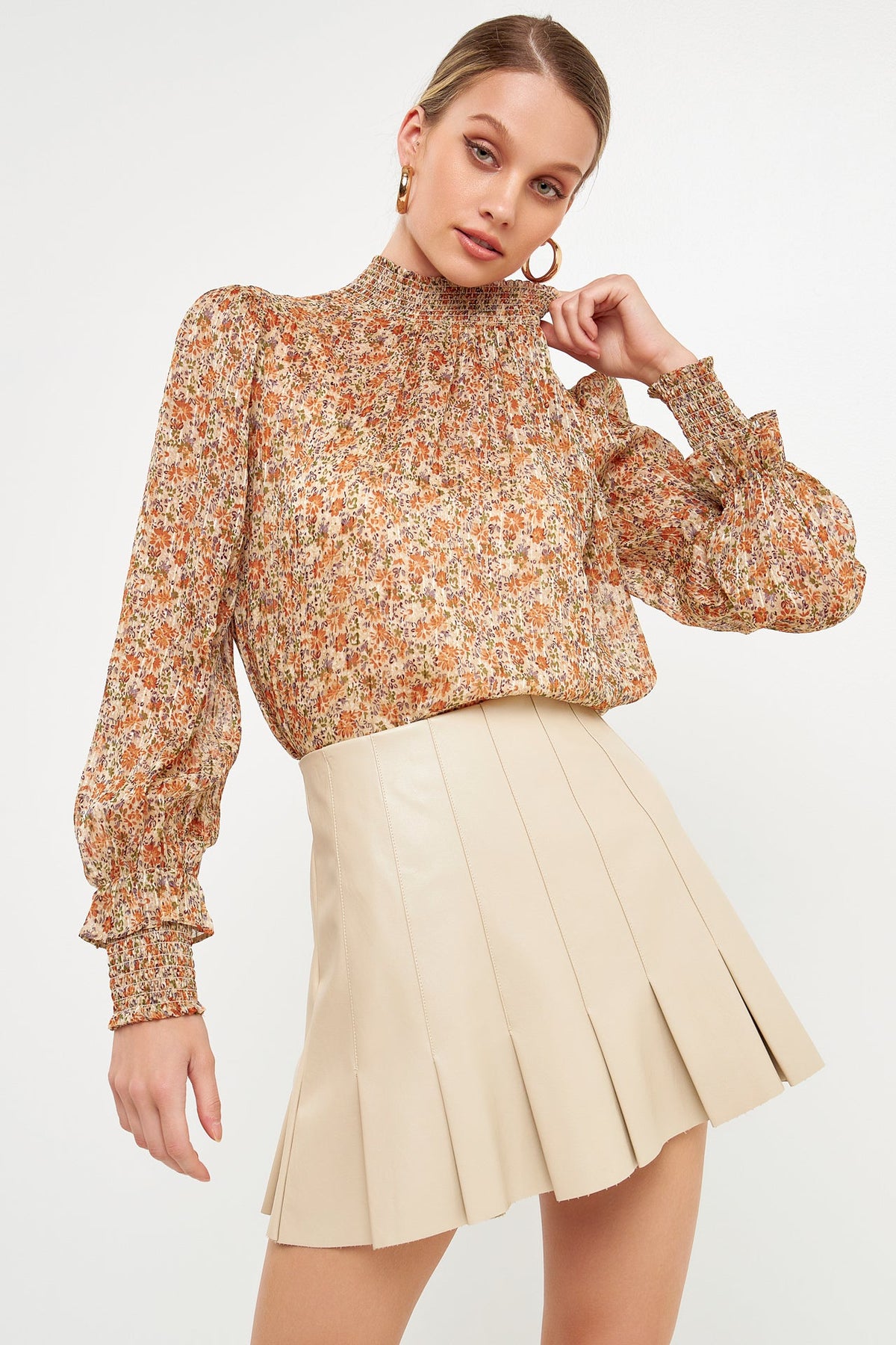 Floral Chiffon Top
