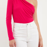 One Shoulder Knit Bodysuit
