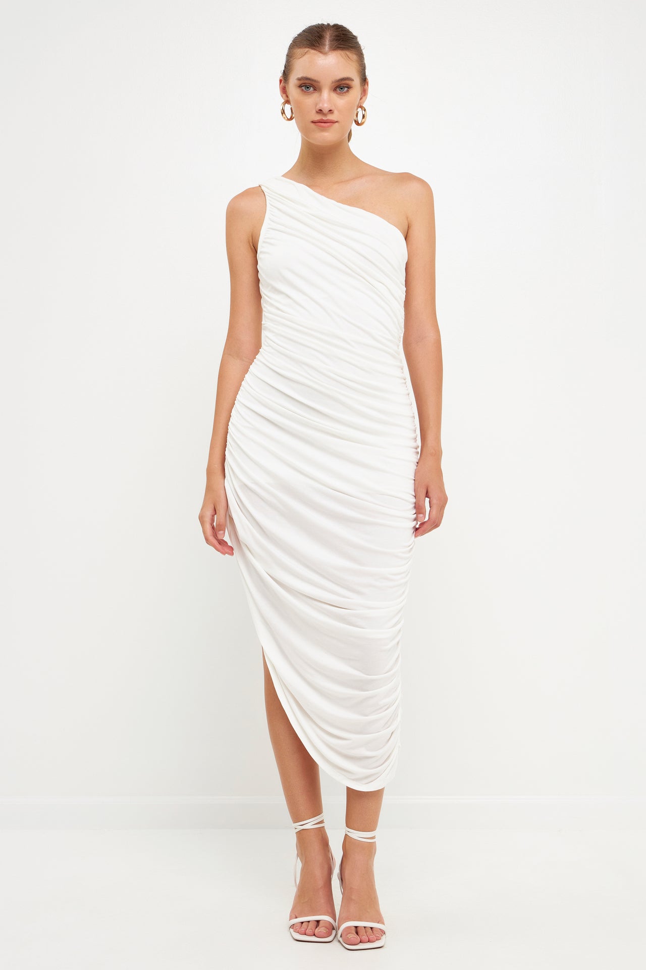 Asymmetrical Jersey Dress Endless Rose Asymmetrical Jersey Dress Endless Rose