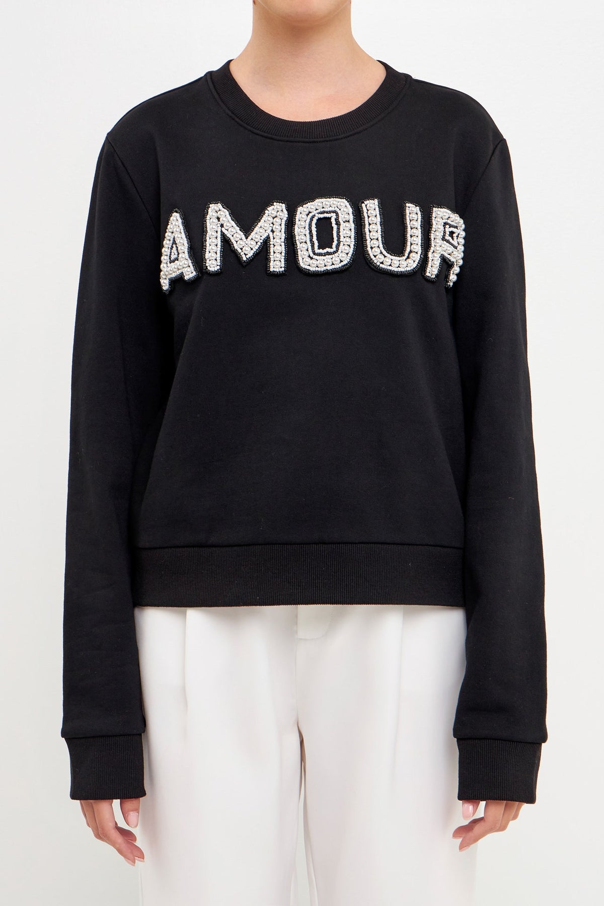 Beaded Amour Sweatshirt