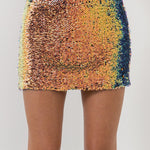 ENDLESS ROSE - Sequin Mini Skirt - SKIRTS available at Objectrare