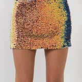 ENDLESS ROSE - Sequin Mini Skirt - SKIRTS available at Objectrare