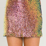 ENDLESS ROSE - Sequin Mini Skirt - SKIRTS available at Objectrare