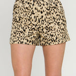 ENDLESS ROSE - Animal Print Shorts - SHORTS available at Objectrare