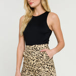 ENDLESS ROSE - Animal Print Shorts - SHORTS available at Objectrare