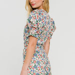 ENDLESS ROSE - Floral Print V-neck Top - TOPS available at Objectrare