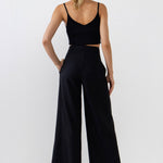 ENDLESS ROSE - Pleated Detail Wide Pants - PANTS available at Objectrare