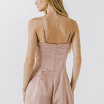 ENDLESS ROSE - Button Detailed Romper - ROMPERS available at Objectrare