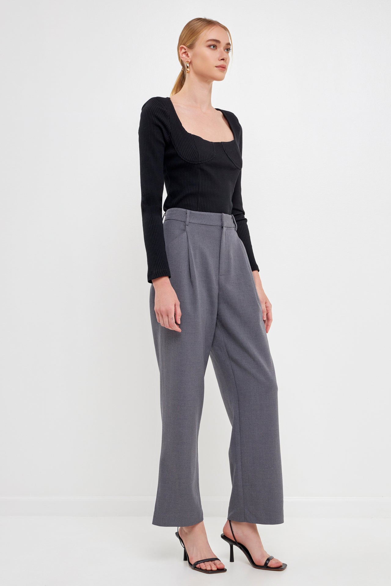 ENDLESS ROSE - Shoulder Padded Top - TOPS available at Objectrare